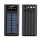 Baterie externa solara 18.000 mAh cu display, Negru