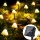 Decoratiune solara 12 ciupercute LED alb cald