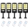 Set 5 x Lampa solara cu 6 celule, LED-uri COB si telecomanda