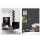 Set 5 x Tapet negru caramida, autoadeziv, 77 x 70 cm, spuma moale 3D