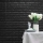 Set 5 x Tapet negru caramida, autoadeziv, 77 x 70 cm, spuma moale 3D