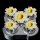Set 2 x Lanterna de mana 6 LED, 1200 mAh, incarcare USB