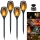 Set 4/8 x Lampa solara tip torta cu efect flacara, 51 cm