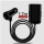 Incarcator auto, 4 porturi USB, Fast Charge, lungime cablu 1.7 M, Negru