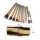 Set 12 pensule machiaj Naked 4 cu etui din piele ecologica