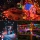 Instalatie solara 1000 LED, 100 M pentru exterior, Multicolor