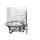 Borcan din sticla cu robinet si suport 4 litri + Pahar tip borcan 600 ml