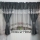 Set perdea cu draperie, Gri inchis