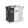 Cos de rufe cu 3 compartimente, cadru metalic pliabil, 96 litri - 65 x 37 x 58 cm
