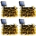 Set 4 x Instalatie solara 100 LED, Alb cald, 10 Metri