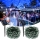 Instalatie cu incarcare solara, 300 LED, 30 metri, Alb rece