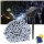 Instalatie cu incarcare solara, 300 LED, 30 metri, Alb rece