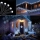 Instalatie solara, 200 LED, 20 metri, Alb rece