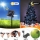 Instalatie solara, 200 LED, 20 metri, Alb rece