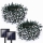Set 2 x Instalatie solara, 200 LED, 20 metri, Alb rece