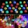 Instalatie LED 100 globulete, 10 metri, Multicolor