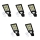 Set 5 x Lampa solara 72 LED, 50 W, Telecomanda, Senzor de Miscare