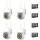 Set 4 x camera de supraveghere IP 360 WiFi, card 32 GB