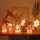 Instalatie de Craciun, 10 figurine LED, 3 metri, Alb Cald / Multicolor