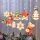 Instalatie de Craciun, 10 figurine LED, 3 metri, Alb Cald / Multicolor