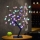 Set 2 x Copac decorativ cu flori de cires, 28 LED, Multicolor