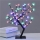 Set 2 x Copac decorativ cu flori de cires, 28 LED, Multicolor