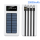 Baterie externa solara 18.000 mAh cu display, Alb