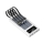 Baterie externa solara 18.000 mAh cu display, Alb