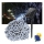 Instalatie solara, 500 LED, 50 metri, luminare 8 ore, Alb rece