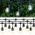 Set 3 x Ghirlanda solara 10 becuri x E27, 10 metri, becuri incluse