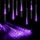 Instalatie luminoasa cu 8 tuburi - Ploaie de meteoriti, Mov