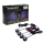 Set 4 LED auto de interior, A10 USB, 7 culori RGB