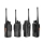 Set 2 statii radio portabile, Walkie Talkie, 16 canale, Negru