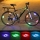 Set 4 LED RGB pentru roata de bicicleta