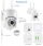 Set 4 x camera de supraveghere IP 360 WiFi, card 32 GB