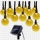 Instalatie solara 50 globulete LED, Alb cald