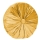 Set 2 perne decorative rotunde, Galben, 40 cm