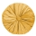Set 2 perne decorative rotunde, Galben, 40 cm