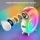 Lampa RGB Bluetooth forma de cochilie, Ceas cu alarma, lumina si sunet