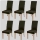 Set 6 huse cu elastic pentru scaune, Kaki CC-96