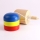 Kendama Pill Tricolor din lemn, joc de indemanare