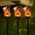 Set 2 x Lampa solara 30 cm, Dovleac placintar