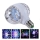Bec rotativ dublu multicolor cu proiectie de lumini disco, 6W soclu E27
