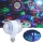 Bec rotativ dublu multicolor cu proiectie de lumini disco, 6W soclu E27