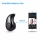 Mini casca Bluetooth 4.1, design picatura - Negru