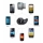 Mini casca Bluetooth 4.1, design picatura - Negru