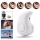Mini casca Handsfree Bluetooth, design picatura - ALB