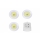Set 3 lampi LED 3W COB cu telecomanda