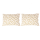 Set 2 perne din puf de gasca cu invelis din bumbac 50 x 70 cm