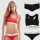 Set 3 piese lenjerie intima Calvin Klein. Culori disponibile: Negru si Rosu